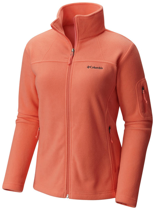 Columbia Women Peach Fast Trek II Full Zip Fleece Jacket