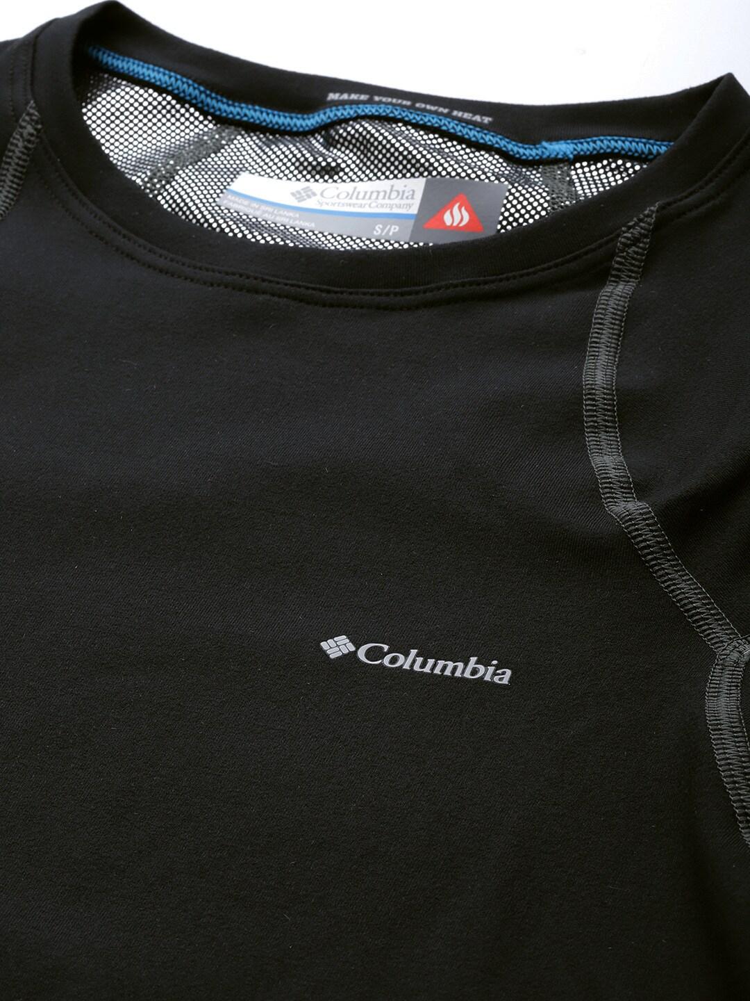Columbia Women Black Heavyweight Stretch Long Sleeve Top (Non Returnable)