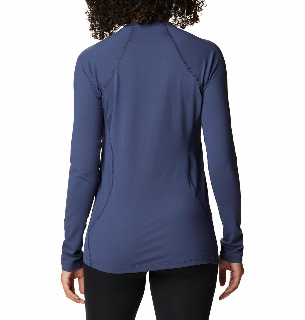 Columbia Womens Blue Midweight Stretch Long Sleeve Top (Non Returnable)