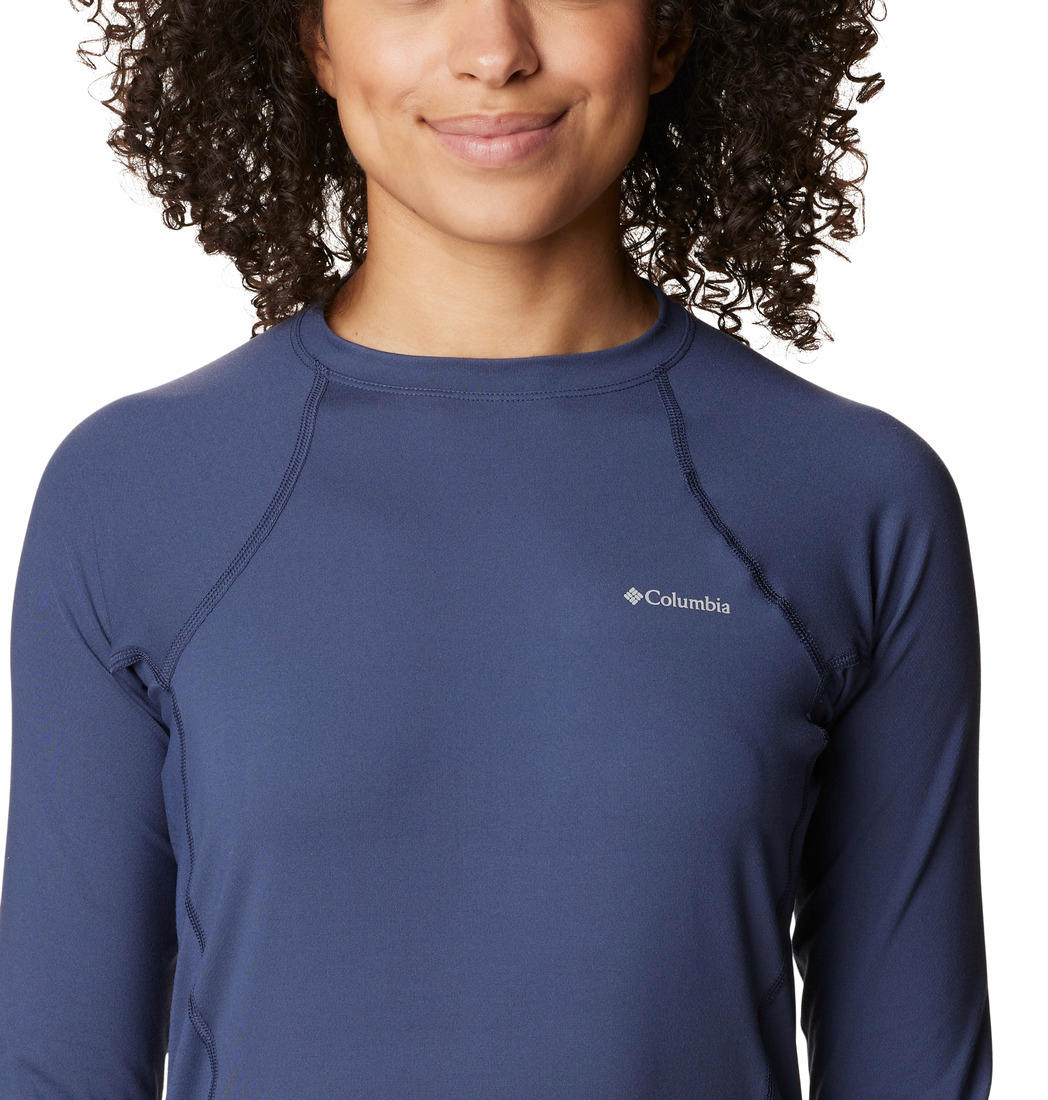 Columbia Womens Blue Midweight Stretch Long Sleeve Top (Non Returnable)