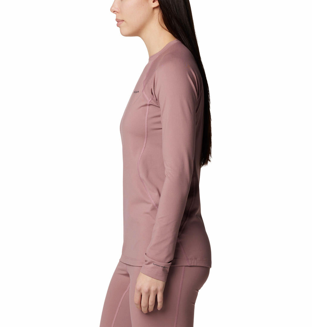 Columbia Womens Red Midweight Stretch Long Sleeve Top