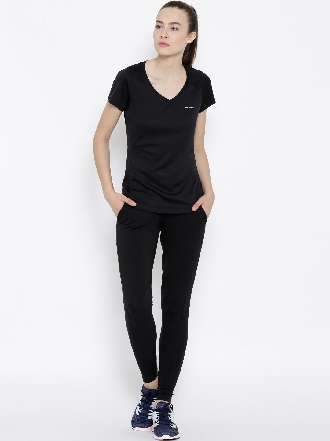 Columbia Women Black Zero Rules Short Sleeve T-Shirt