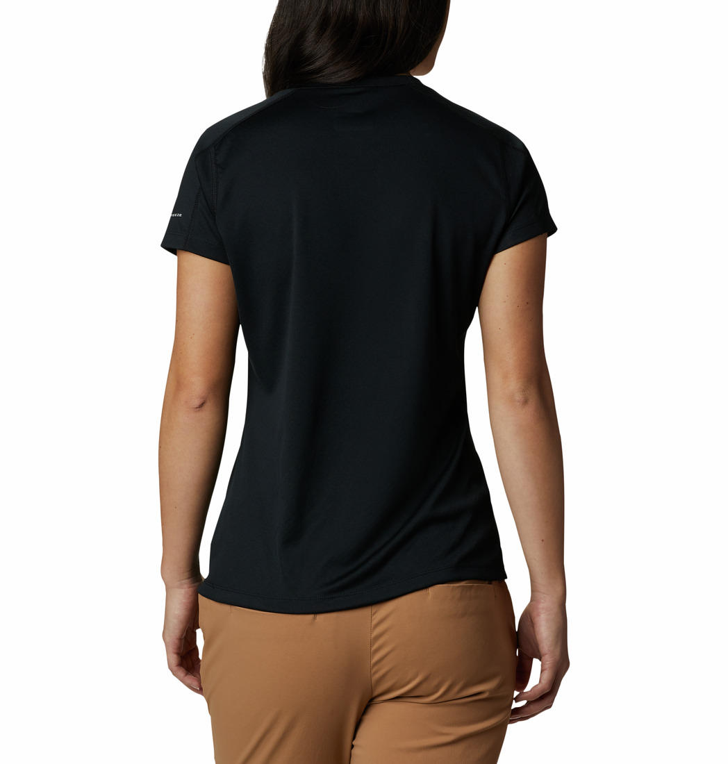 Columbia Women Black Zero Rules Short Sleeve T-Shirt