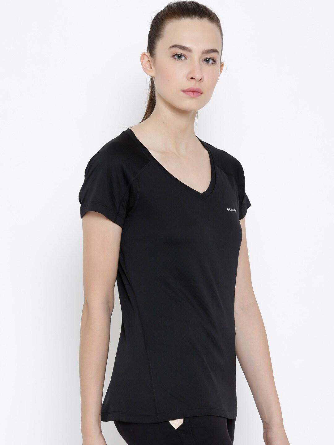Columbia Women Black Zero Rules Short Sleeve T-Shirt