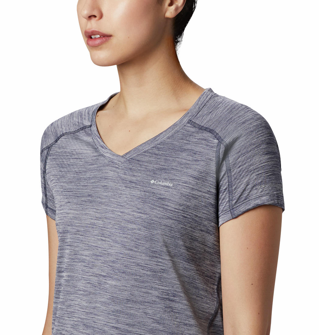 Columbia Women Blue Zero Rules Short Sleeve T-Shirt