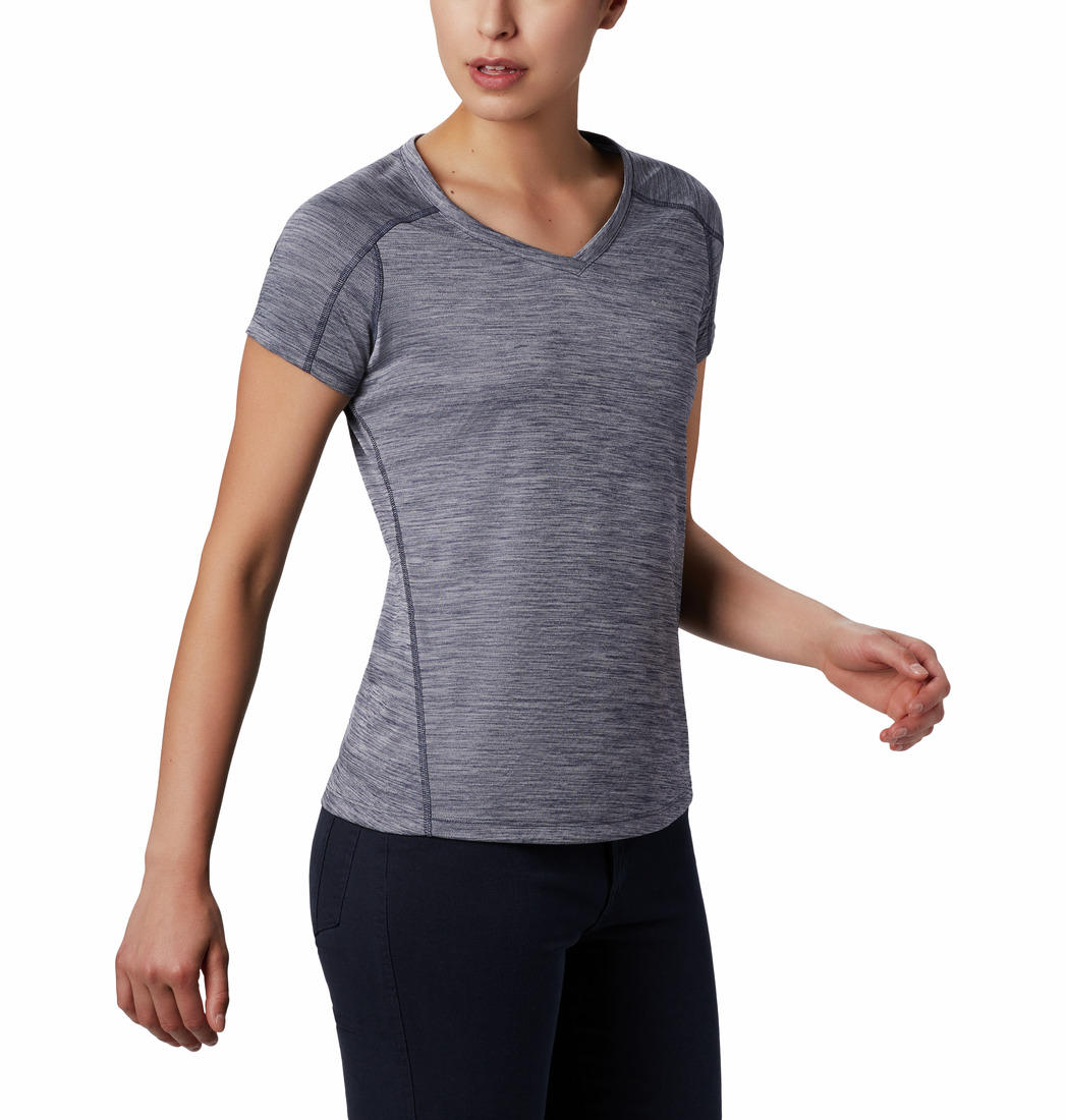 Columbia Women Blue Zero Rules Short Sleeve T-Shirt
