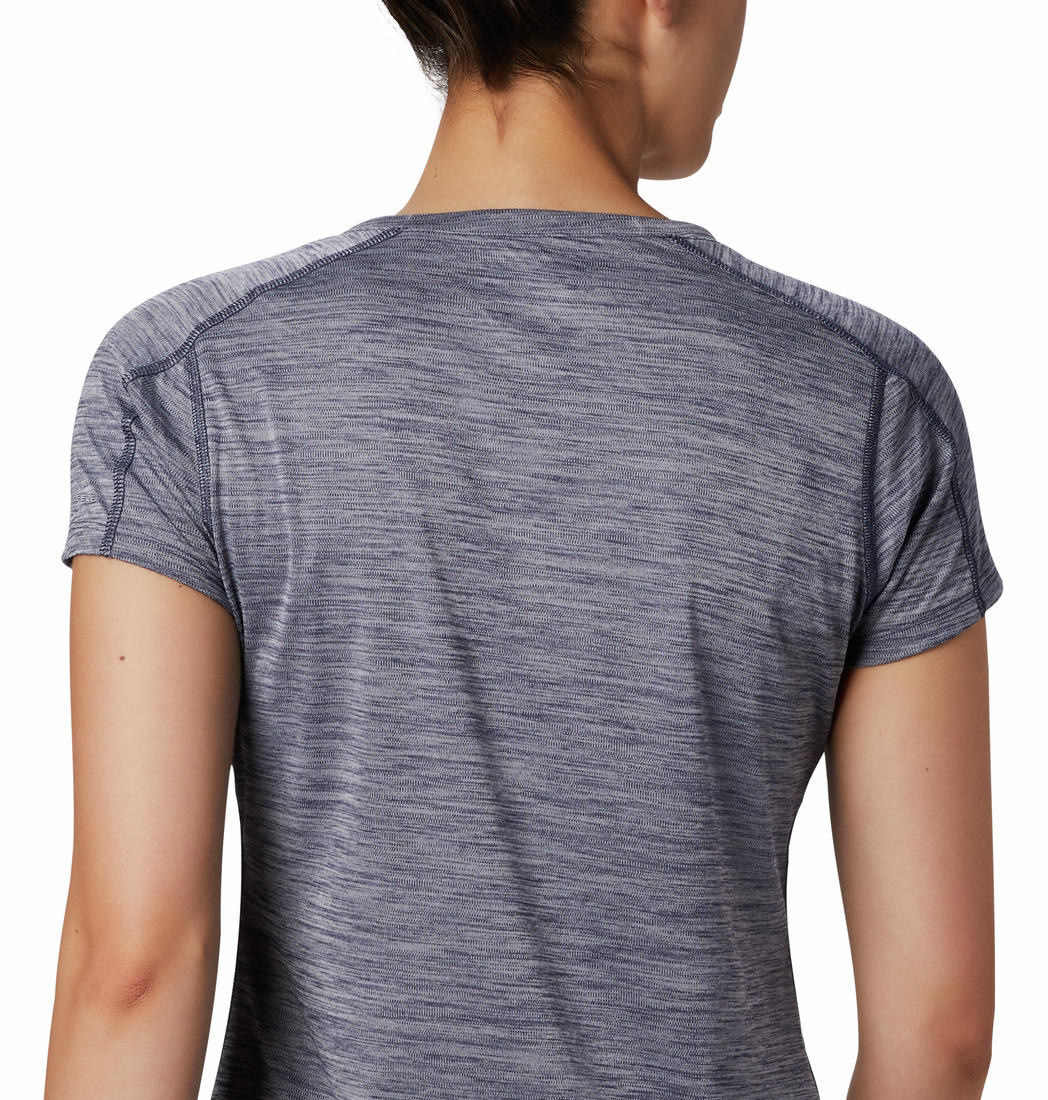 Columbia Women Blue Zero Rules Short Sleeve T-Shirt