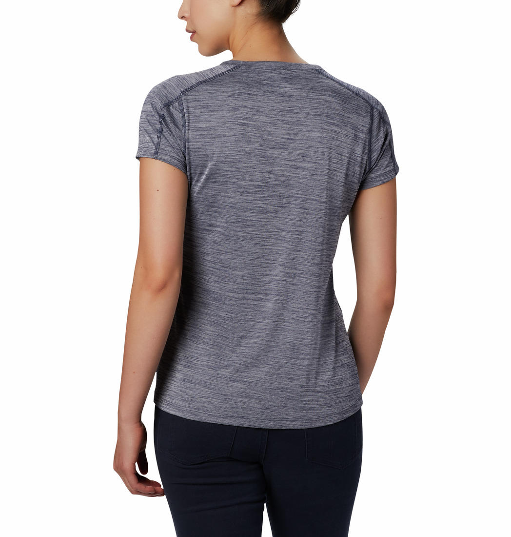 Columbia Women Blue Zero Rules Short Sleeve T-Shirt