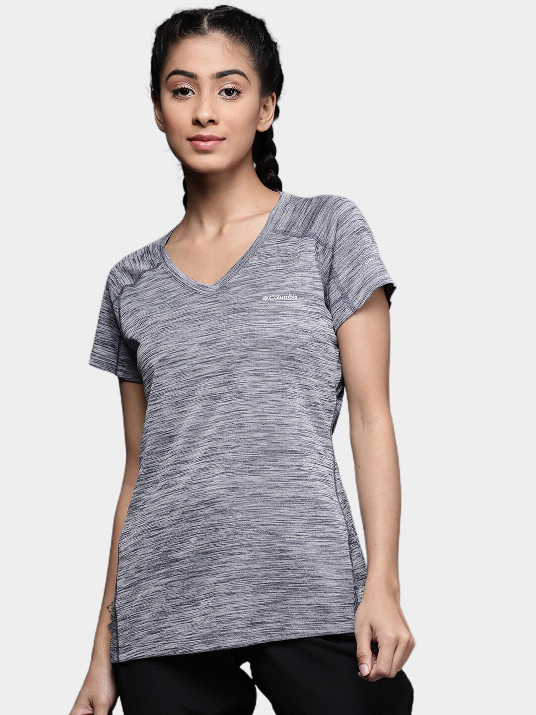 Columbia Women Blue Zero Rules Short Sleeve T-Shirt