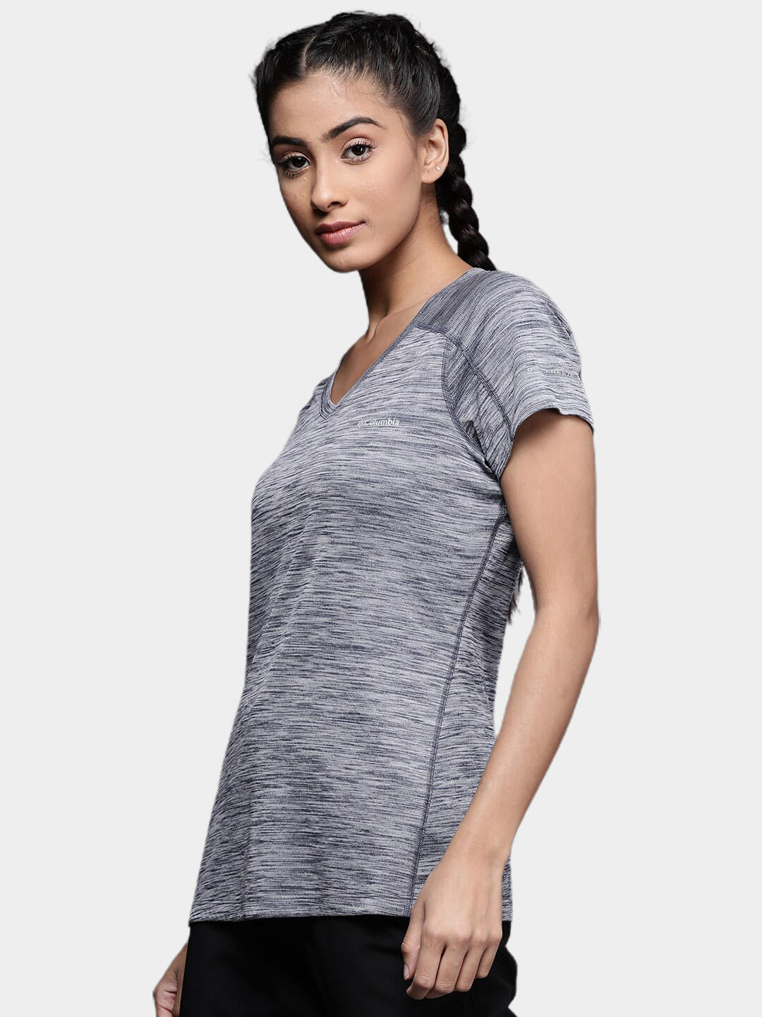Columbia Women Blue Zero Rules Short Sleeve T-Shirt