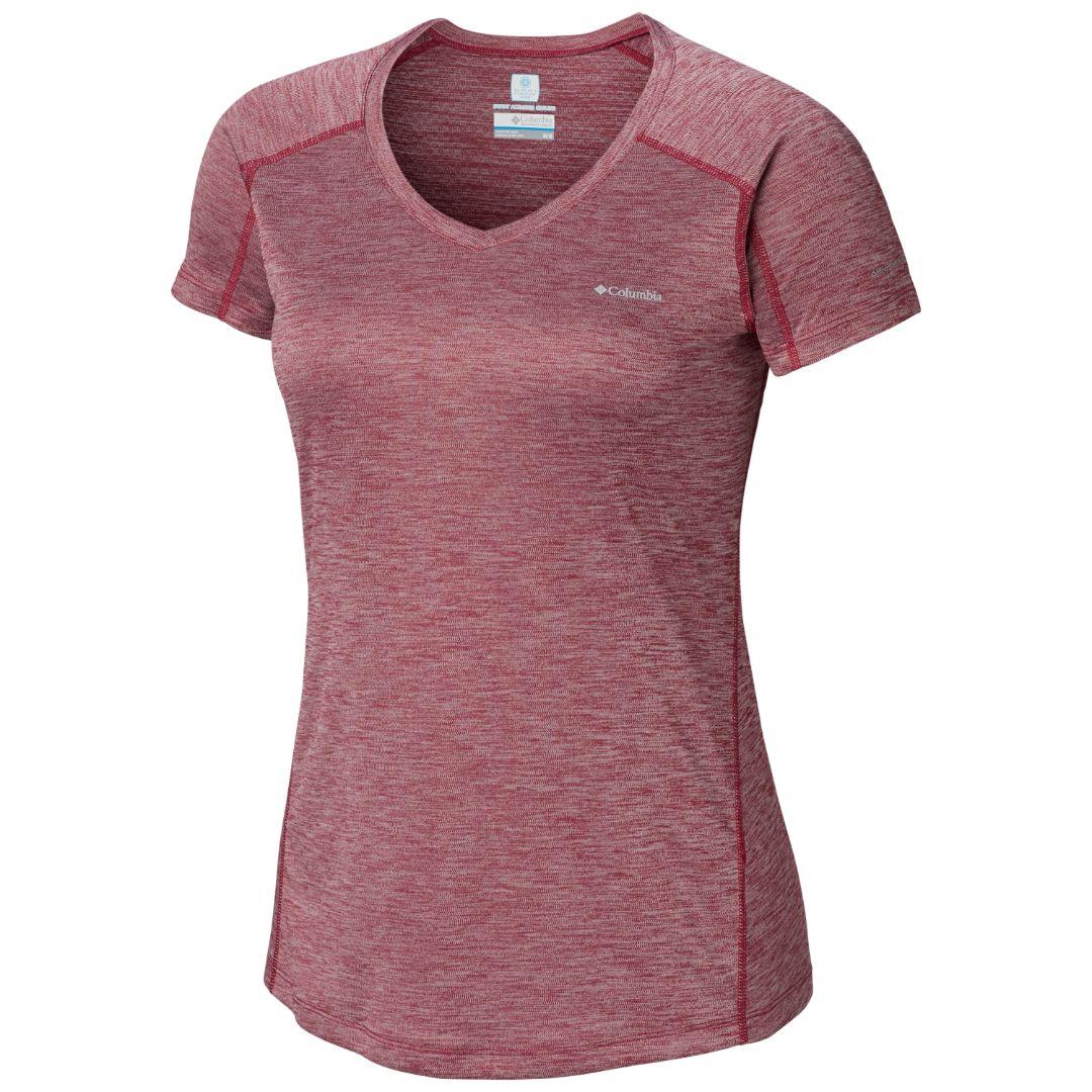 Columbia Women Purple Zero Rules Short Sleeve T-Shirt