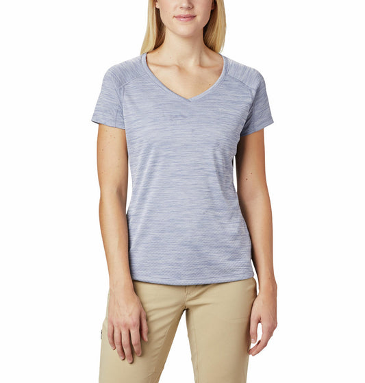 Columbia Women Blue Zero Rules Short Sleeve T-Shirt