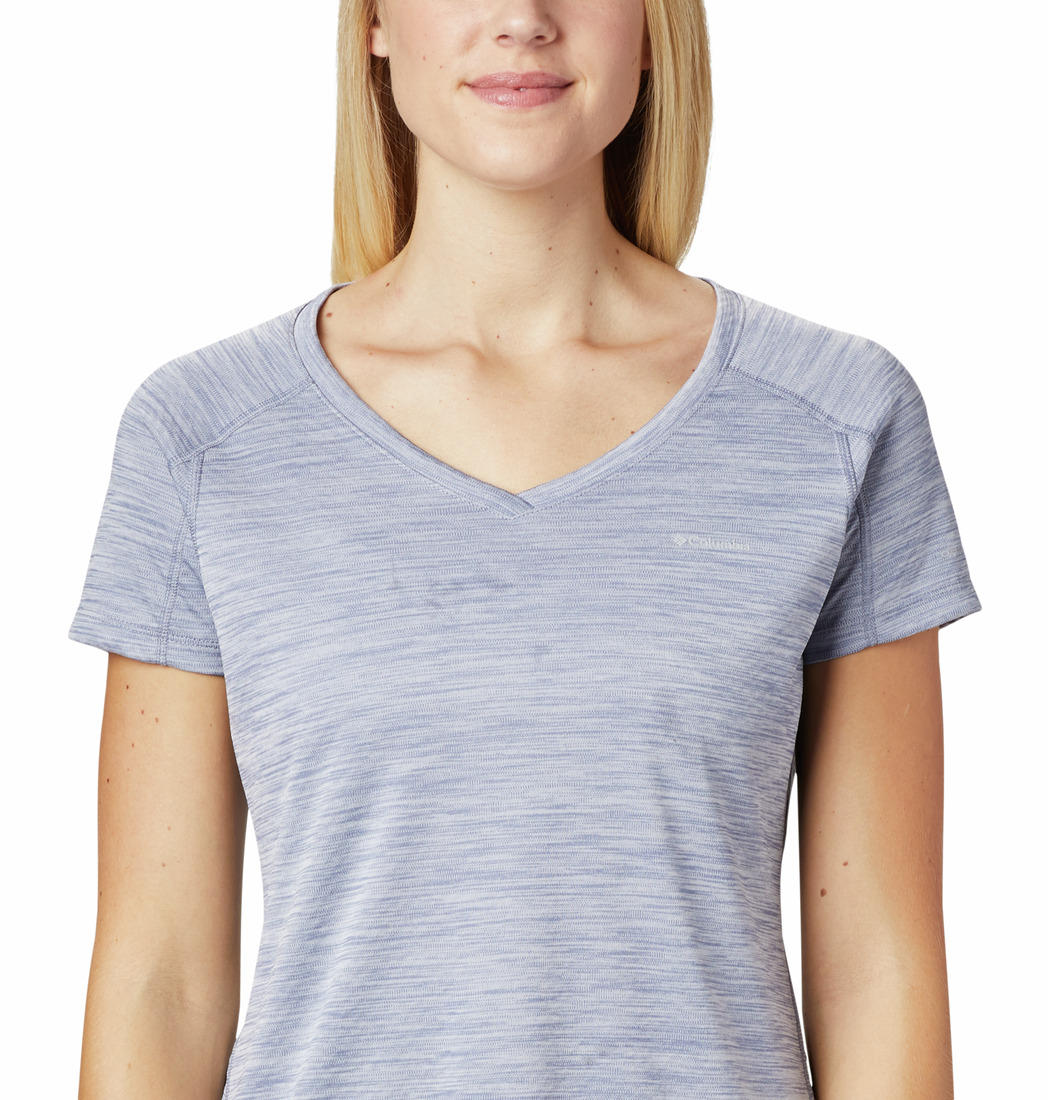 Columbia Women Blue Zero Rules Short Sleeve T-Shirt