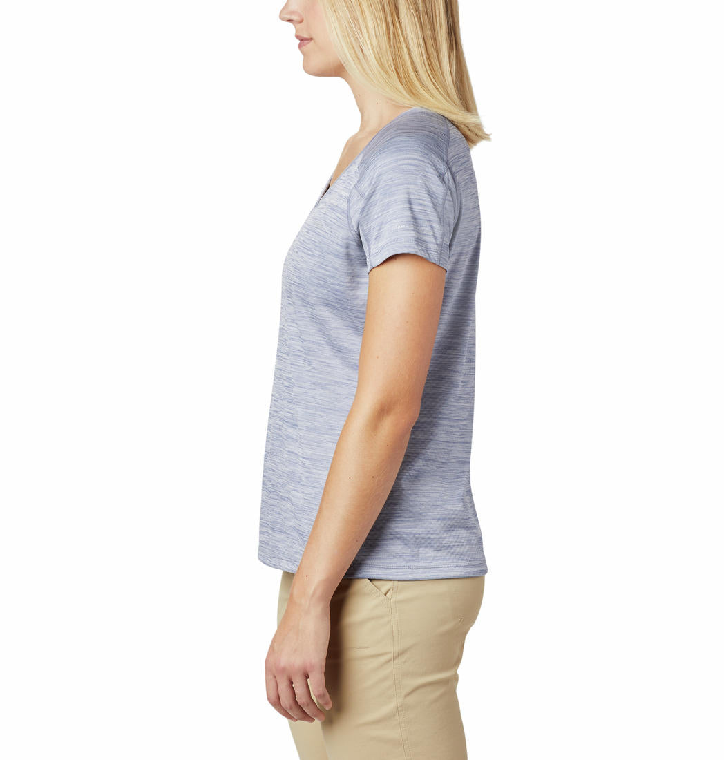 Columbia Women Blue Zero Rules Short Sleeve T-Shirt