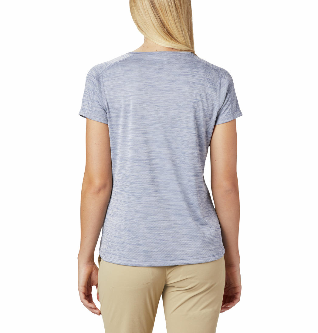 Columbia Women Blue Zero Rules Short Sleeve T-Shirt