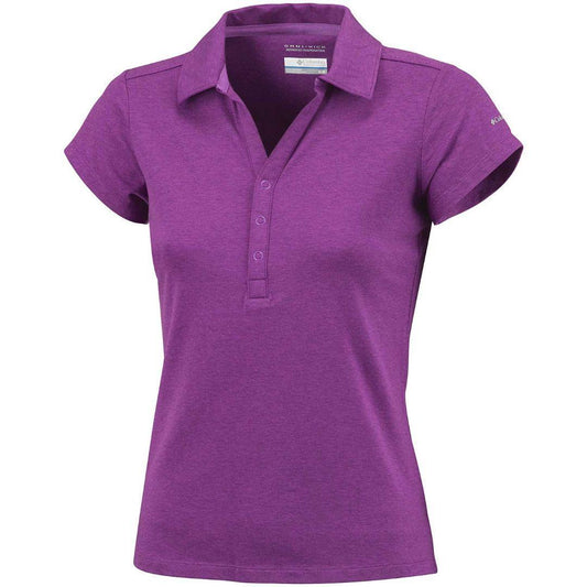 Columbia Women Purple Shadow Time Polo