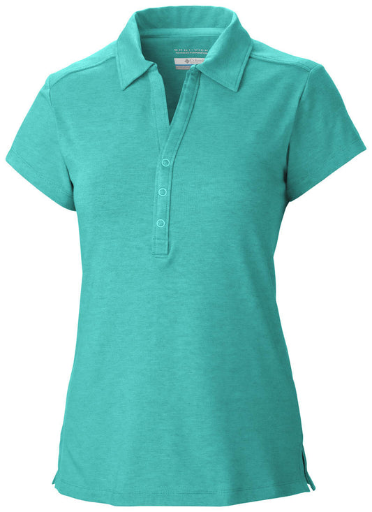 Columbia Women Yellow Shadow Time Polo