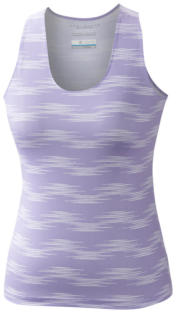 Columbia Women Purple Siren Splash Print Tank Top