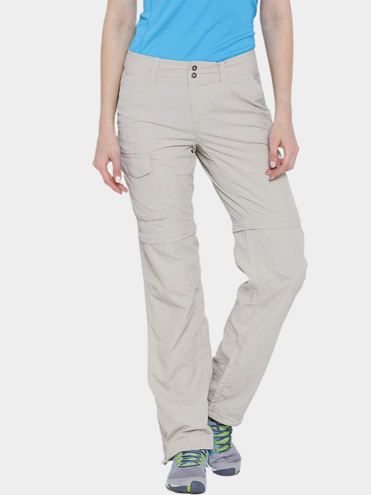 Columbia Women White Omni-Wick Silver Ridge Convertible Pant