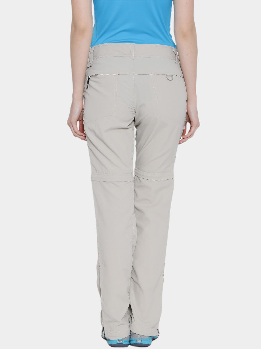 Columbia Women White Omni-Wick Silver Ridge Convertible Pant