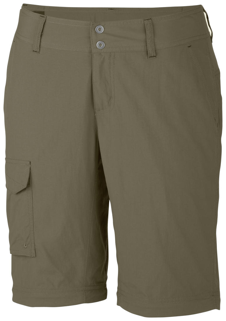 Columbia Women Green Silver Ridge Convertible Pant