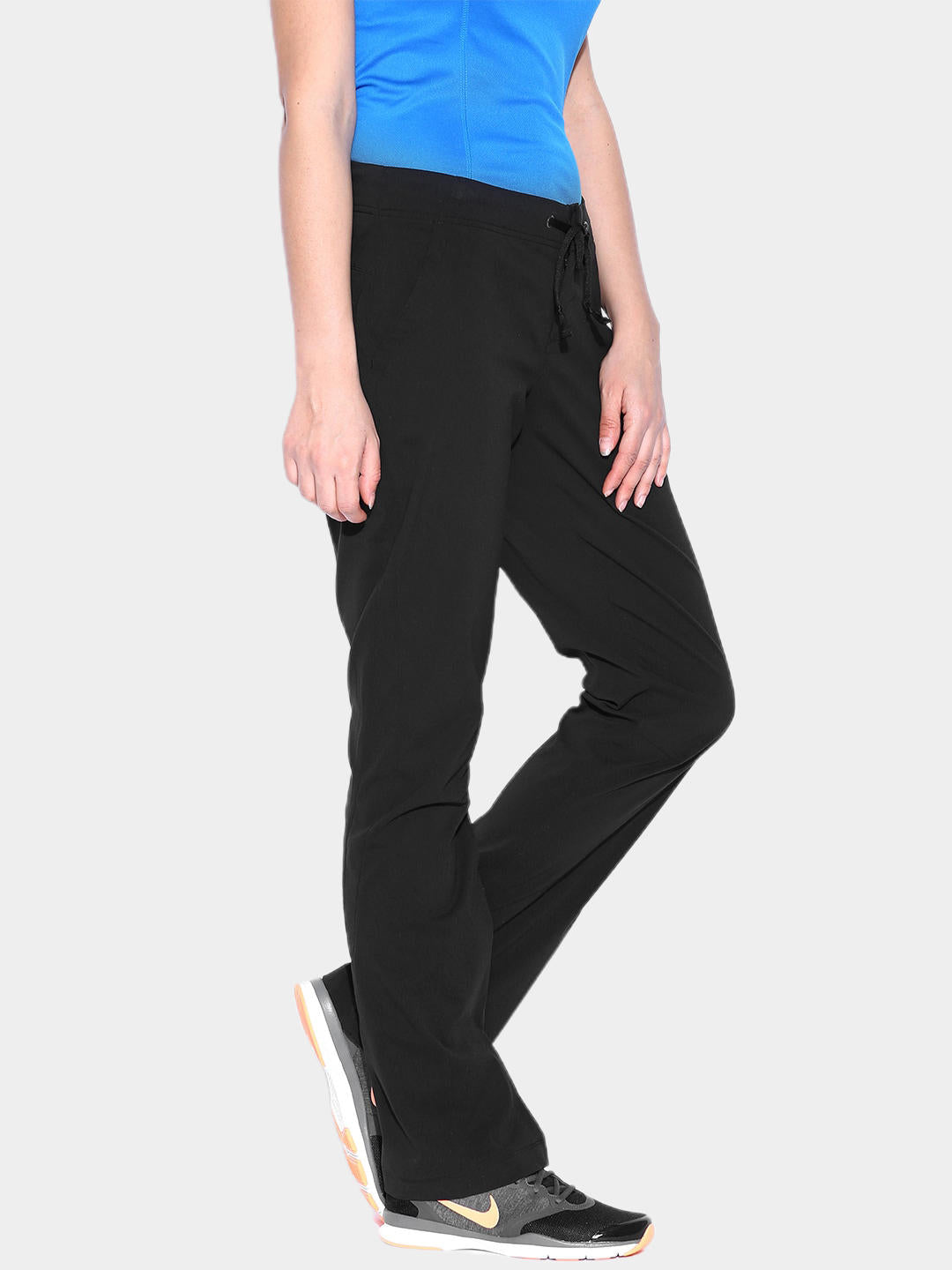 Columbia Women Black Omni-Shield Anytime Outdoor Boot Cut Pant
