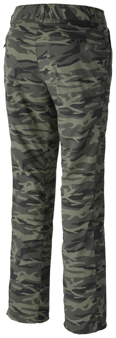 Columbia Women Green Silver Ridge Printed Pant