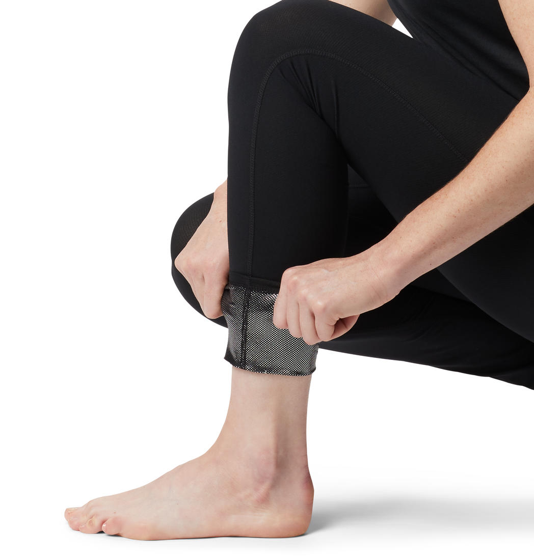 Columbia Women Black Midweight Stretch Tight Baselayer Bottom