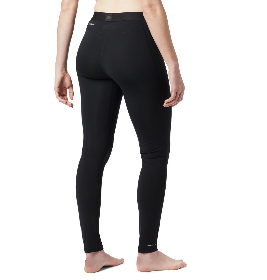 Columbia Women Black Midweight Stretch Tight Baselayer Bottom