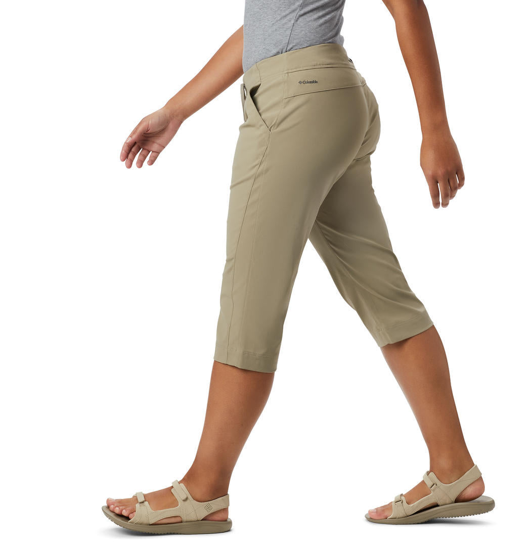 Columbia Women Beige Anytime Outdoor Capri (Sun Protection)