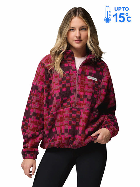Columbia Women Purple MTR Timber Meadow Pullover