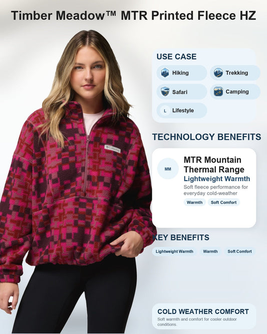 women purple mtr timber meadow pullover