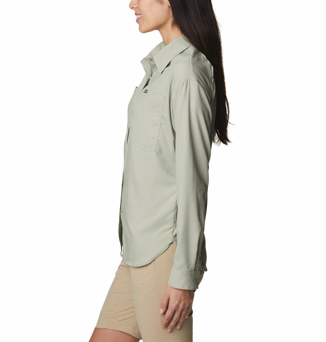 Columbia Women Green Columbia Women Silver Ridge Utility Long Sleeve Shirt