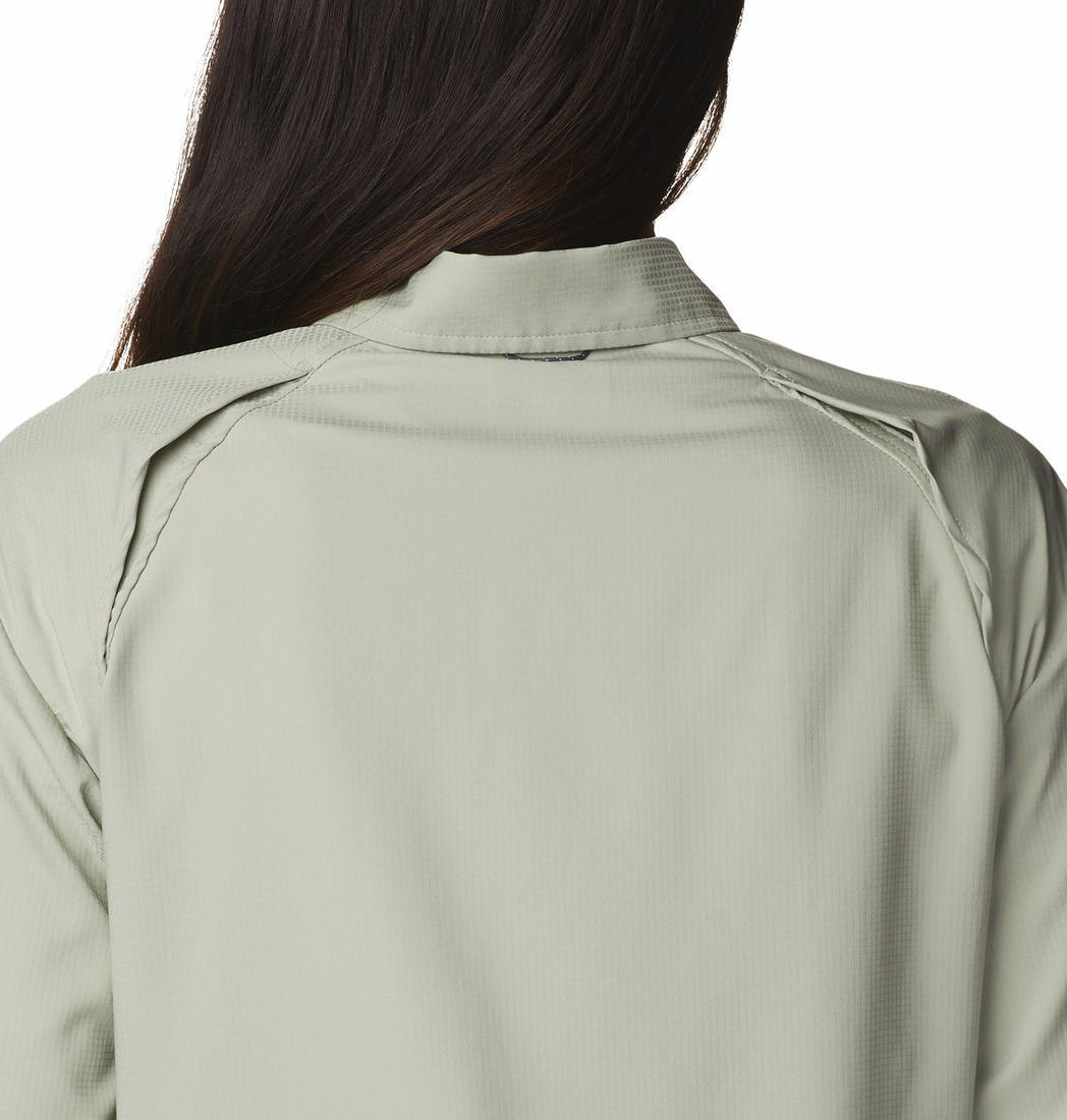 Columbia Women Green Columbia Women Silver Ridge Utility Long Sleeve Shirt