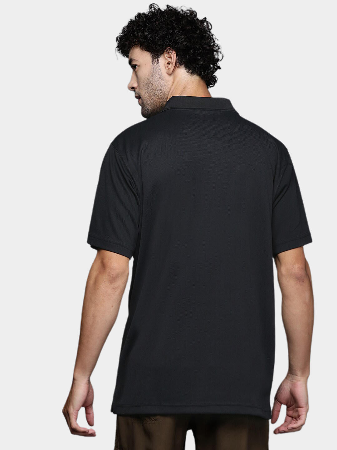 Columbia Men Black Utilizer Polo T-Shirt