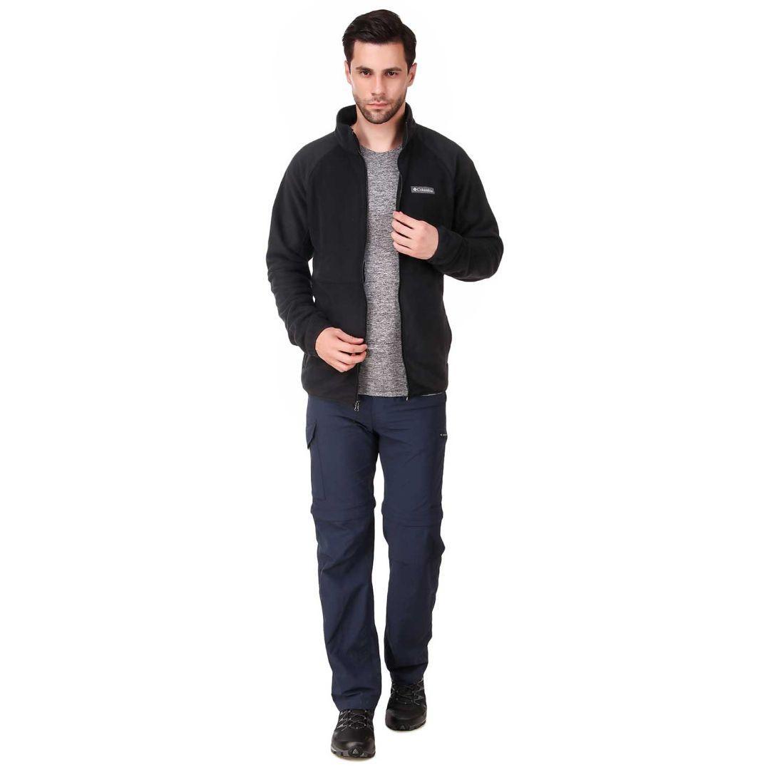 Columbia Men Black Basin Trail Fleece Full Zip
