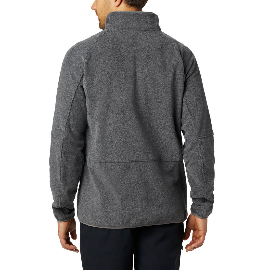 Columbia Men Grey Basin Trail Fleece Full Zip