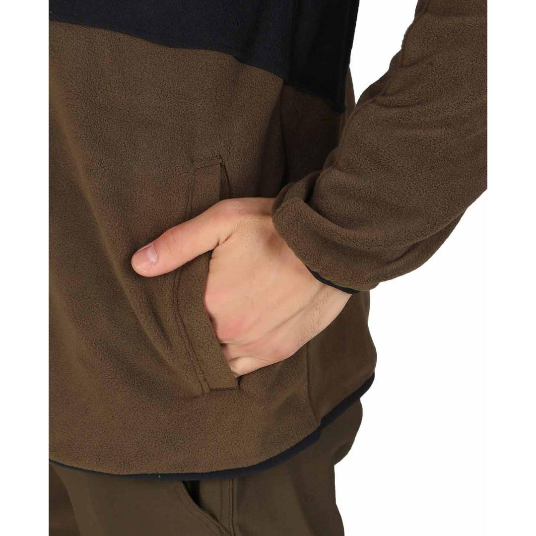 Columbia Men Olive Basin Trail Fleece Full Zip