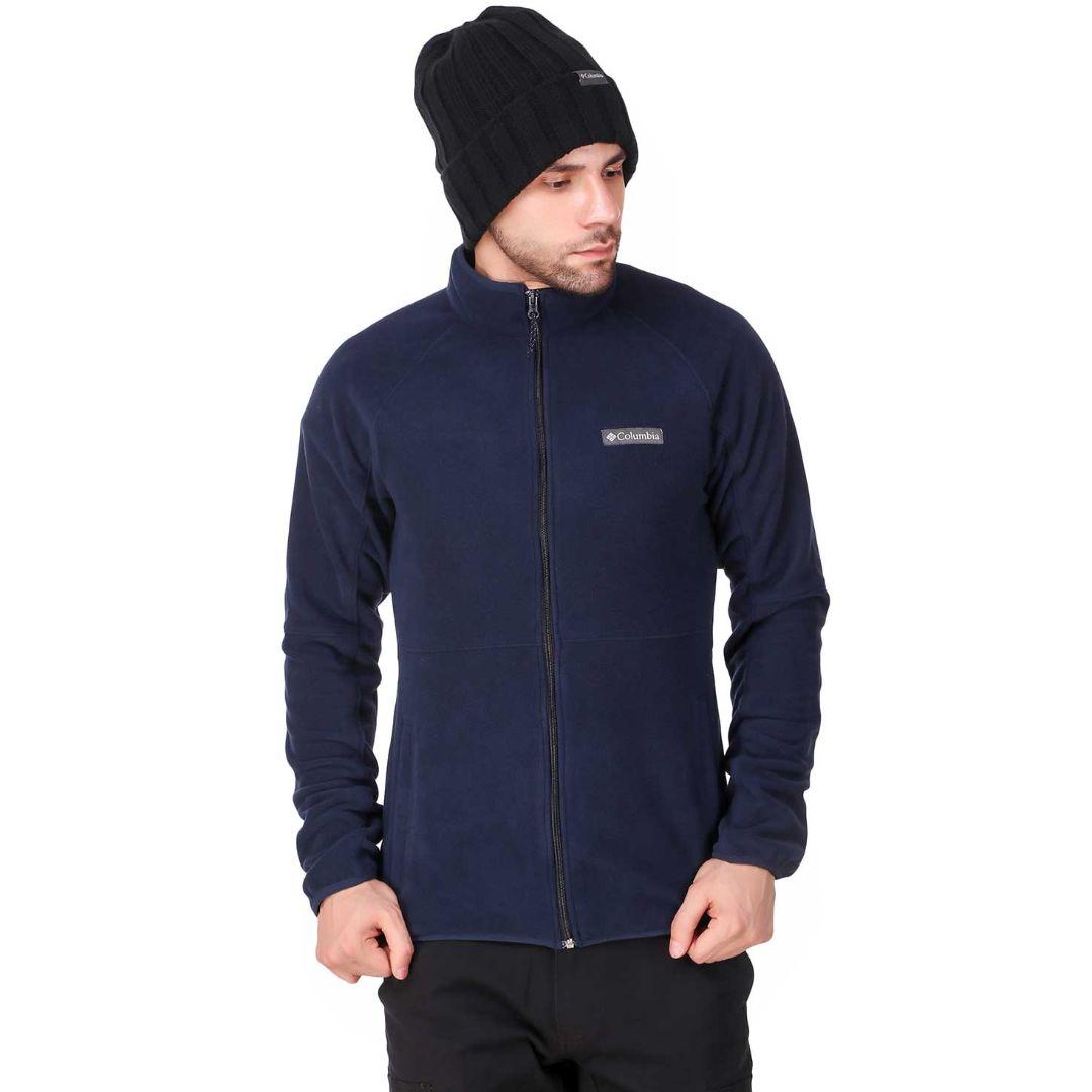 Columbia Men Blue Basin Trail Fleece Full Zip