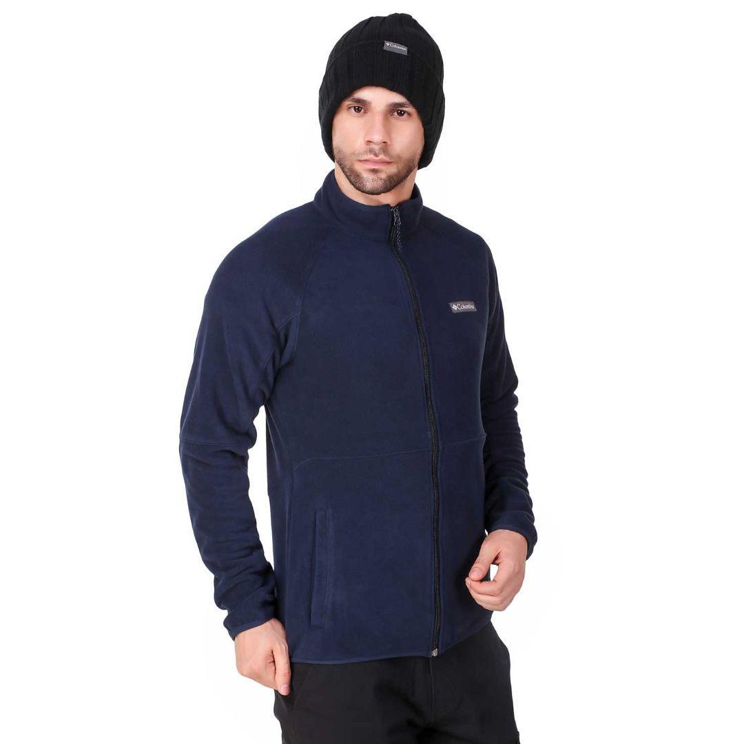 Columbia Men Blue Basin Trail Fleece Full Zip