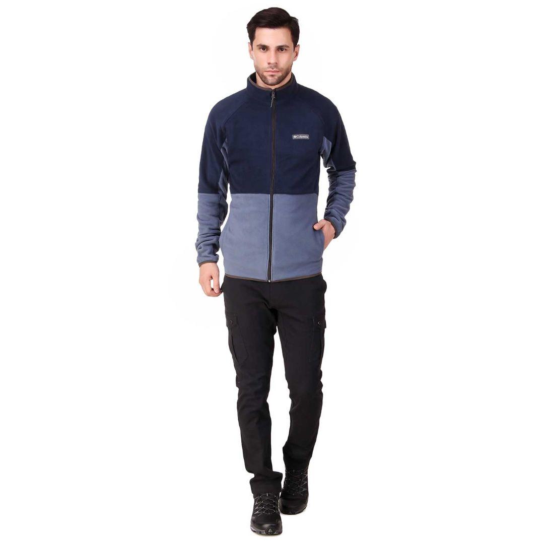 Columbia Men Blue Basin Trail Fleece Full Zip