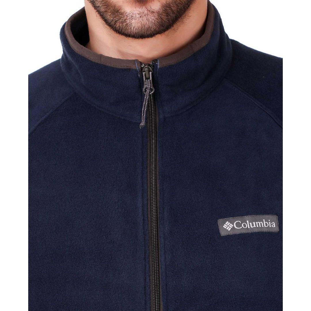 Columbia Men Blue Basin Trail Fleece Full Zip