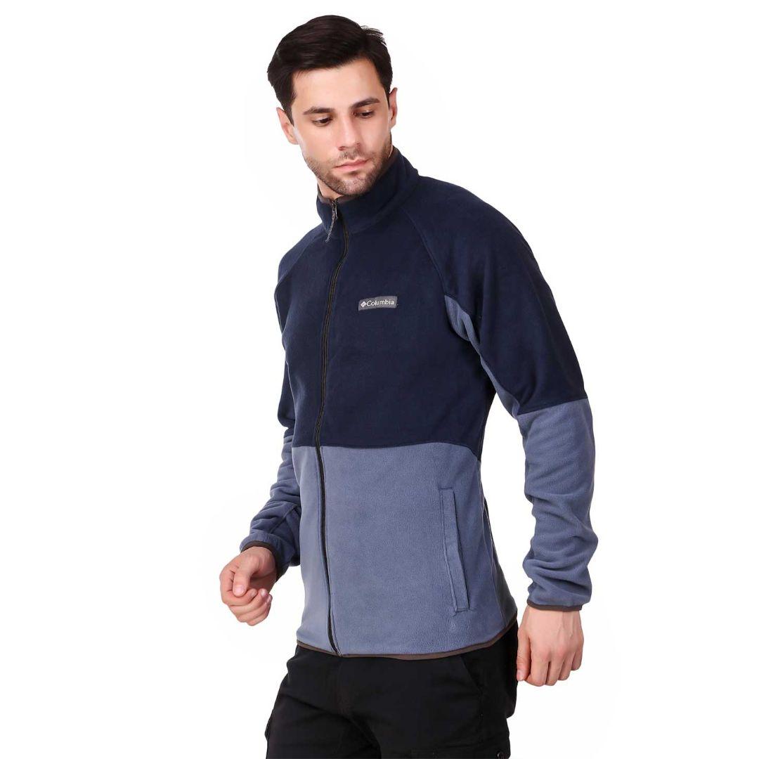 Columbia Men Blue Basin Trail Fleece Full Zip