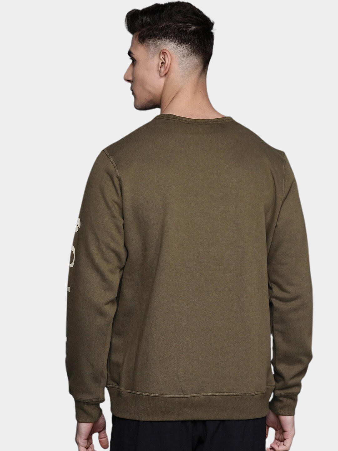 Columbia Men Green M Columbia Logo Fleece Crew Fleece Jacket