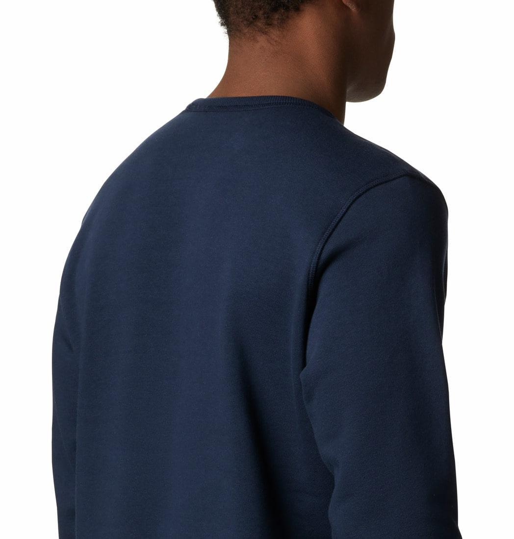 Columbia Men Blue M Columbia Logo Fleece Crew Fleece Jacket
