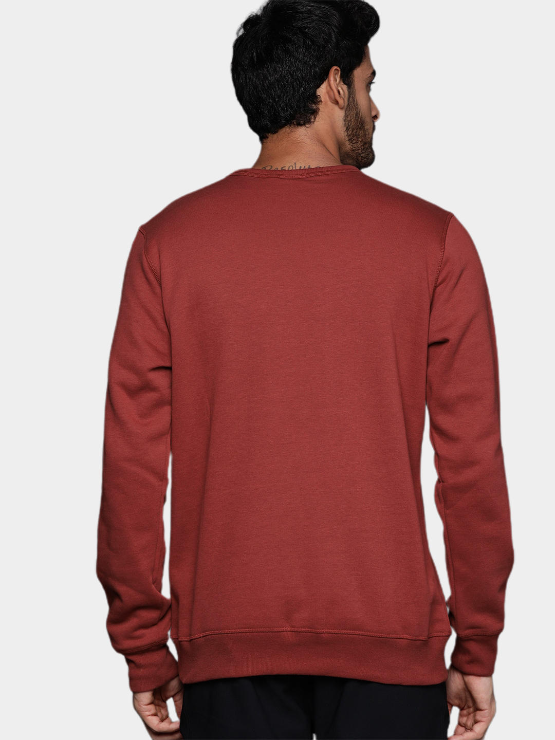 Columbia Men Maroon M Columbia Logo Fleece Crew Fleece Jacket