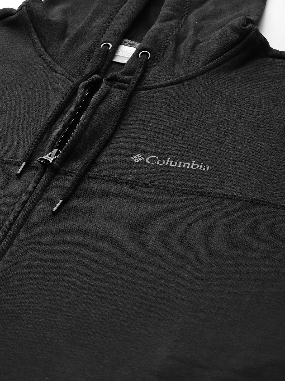 Columbia Men Black M Columbia Logo Fleece FZ (Sun Protection)