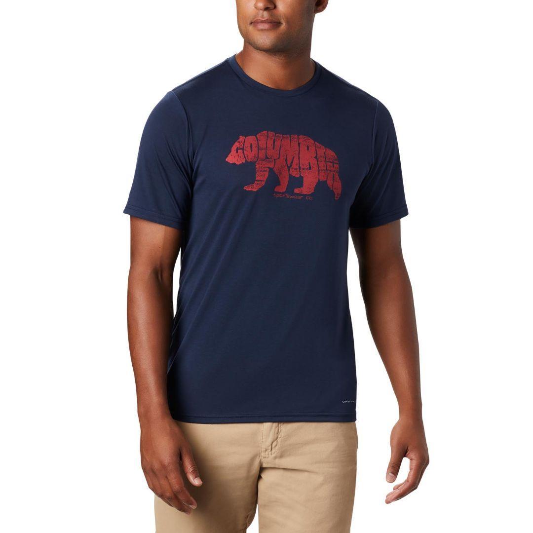 Columbia Men Blue Terra Vale II SS Tee