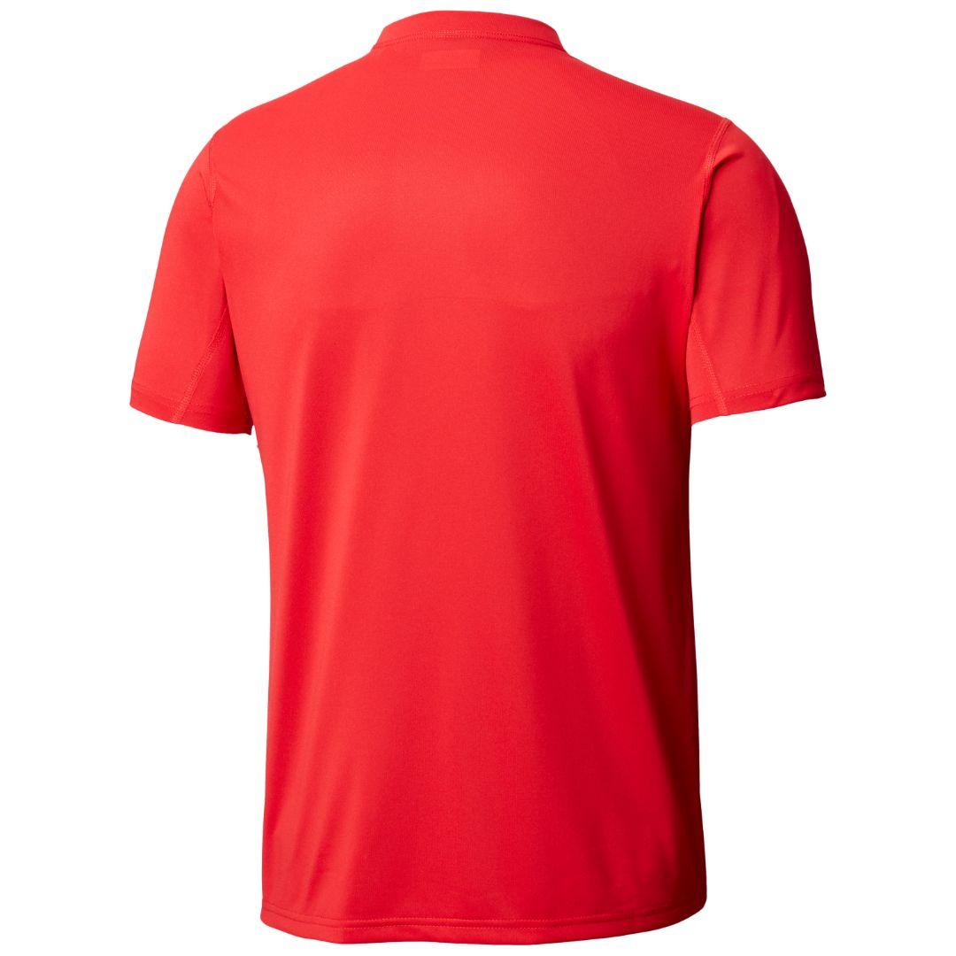 Columbia Men Red Timber Trek Graphic Short Sleeve Shirt