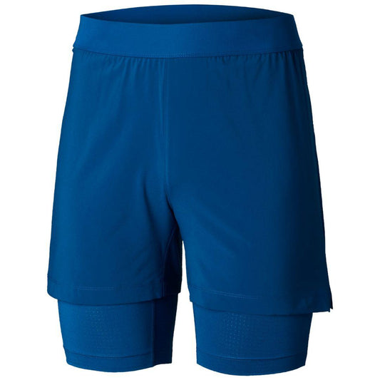 Columbia Men Blue Omni-Freeze Titan Ultra II Shorts